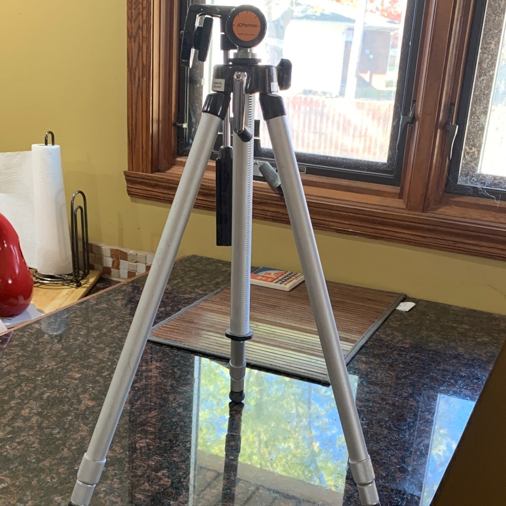 JCPenney Black and Silver Tripod